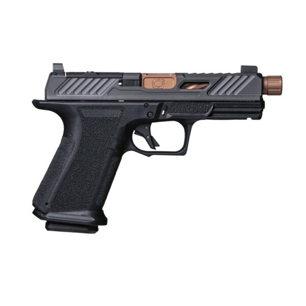 Shadow Systems Optics Ready MR920 Handgun 9mm Luger 15rd Magazine 4" Threaded Bronze Barrel Black Elite Slide - Precision Shot Firearms