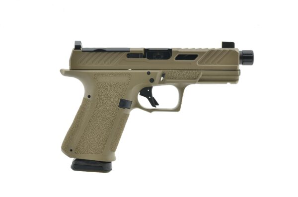 Shadow Systems Optics Ready MR920 Handgun 9mm Luger 15rd Magazine 4" Black Barrel FDE Elite Slide - Precision Shot Firearms