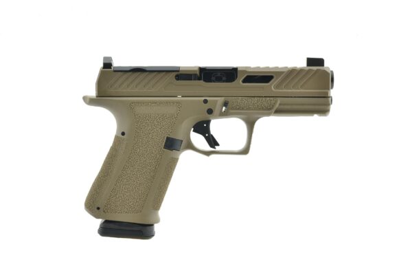 Shadow Systems Optics Ready MR920 Handgun 9mm Luger 15rd Magazine 4" Black Barrel FDE Elite Slide - Precision Shot Firearms