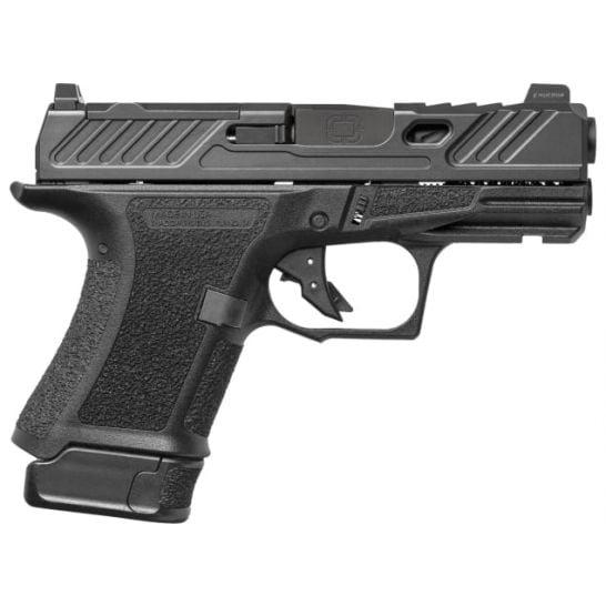 Shadow Systems CR920 Elite Handgun 9mm Luger 13rd Magazine 3.41" Barrel Black Frame Green Tritium Front Sight - Precision Shot Firearms
