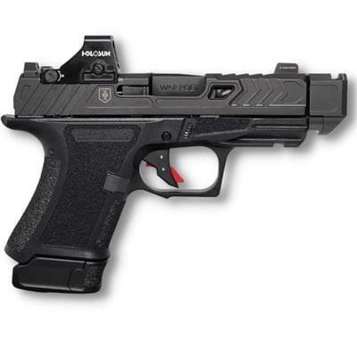 Shadow Systems CR920P War Poet Handgun 9mm Luger 10rd Magazines(2) 3.75" Fluted Black Barrel Holosun 507K - Precision Shot Firearms