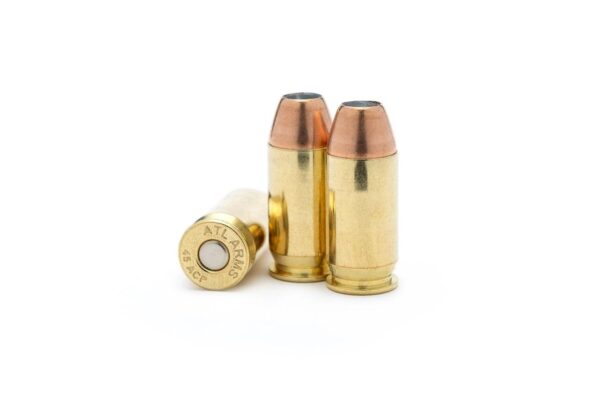 Atlanta Arms Elite Handgun Ammunition 45 ACP 185gr JHP 800 fps 50/ct - Precision Shot Firearms