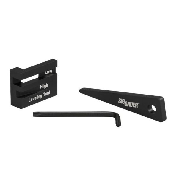 Sig Sauer Alpha6 Scope Ring Set 30mm Low Profile 0.85" Al Matte Black - Precision Shot Firearms