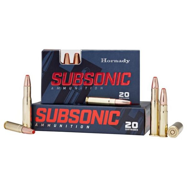 Hornady Subsonic Ammunition .350 Legend 250gr SUB-X 1050 fps 20/ct - Precision Shot Firearms