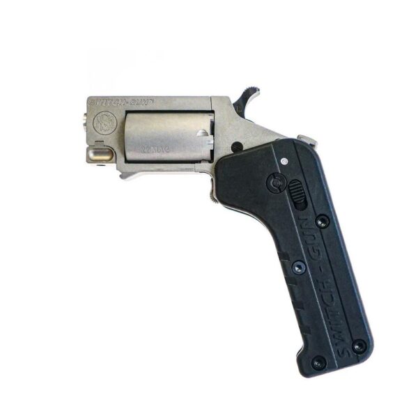 Standard Mfg Switch Gun Handgun Combo .22 WMR & .22 LR 5rd Capacity .75" Barrel Silver with Black Grip - Precision Shot Firearms