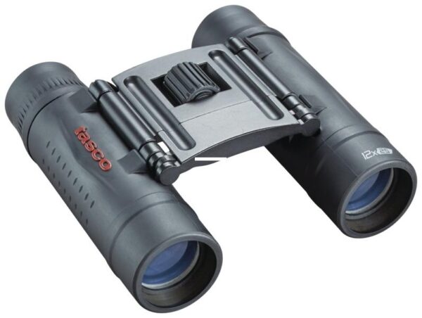 Tasco Essentials Roof Binocular 12x25mm Black MC Box 6L - Precision Shot Firearms