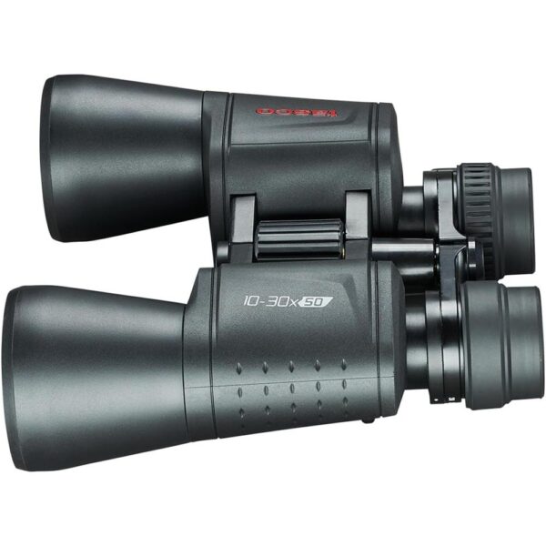Tasco Essentials Binoculars 10-30x50mm Porro Prism Black - Precision Shot Firearms