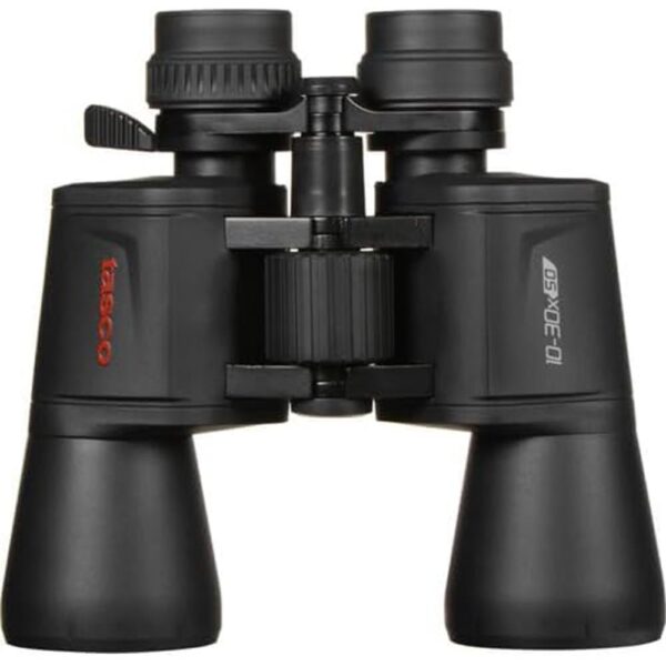 Tasco Essentials Binoculars 10-30x50mm Porro Prism Black - Precision Shot Firearms