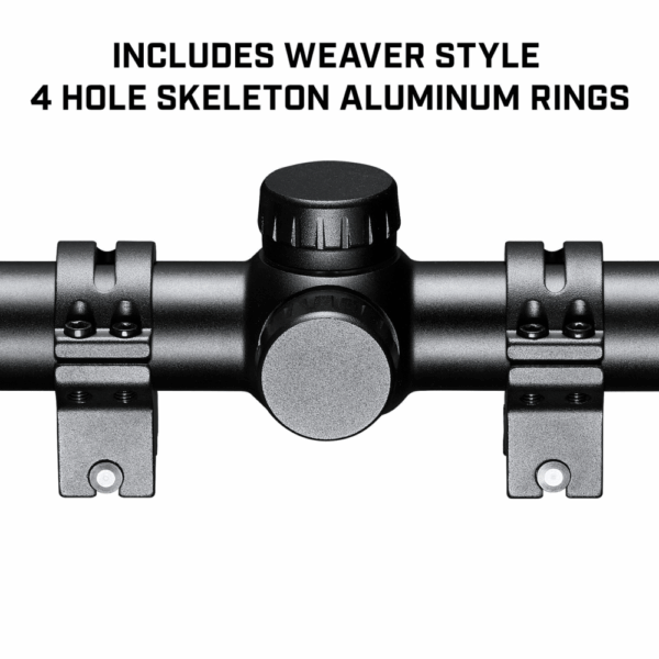 Tasco Sportsman Rifle Scope 4-12x40 1" SFP Truplex Non Illum. Black with Rings Box - Precision Shot Firearms