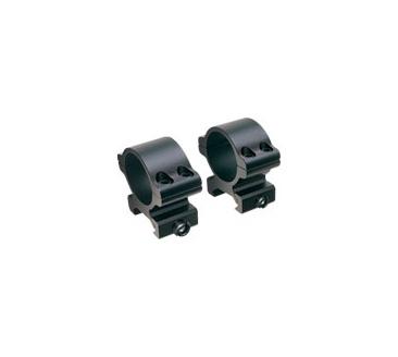Tasco Angle-Loc Weaver-Style Aluminum Detachable Scope Rings 1" High Matte - Precision Shot Firearms