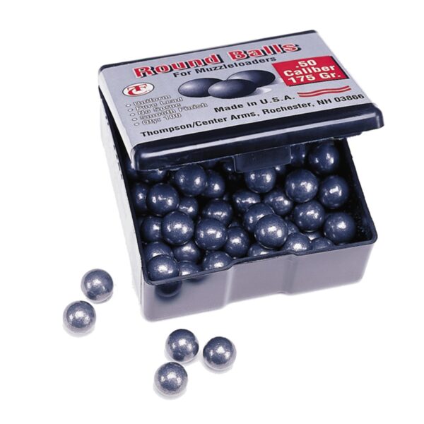 Thompson Center Maxi-Hunter Round Balls .50 cal 175 gr Lead 100/ct - Precision Shot Firearms