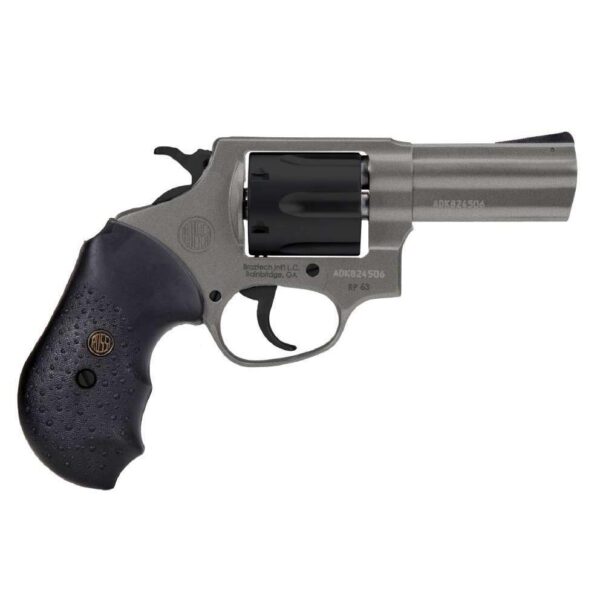 Rossi RP63 Revolver .357 Mag 6rd Capacity 3'' Barrel Stainless Steel Tungsten Gray Cerakote Rubber Grip - Precision Shot Firearms