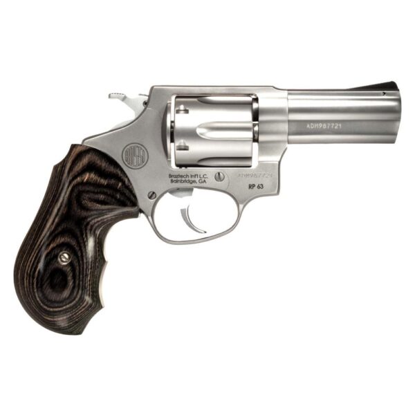 Rossi RP63 Handgun .357 Mag 6rd Capacity 3" Barrel Black/Grey with Wood Laminate Grips - Precision Shot Firearms