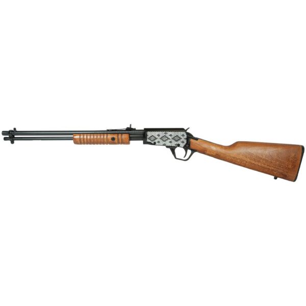 Rossi Gallery Pump Rifle .22 LR 15rd Capacity 18" Barrel Wood Stock Snakeskin Engraving - Precision Shot Firearms