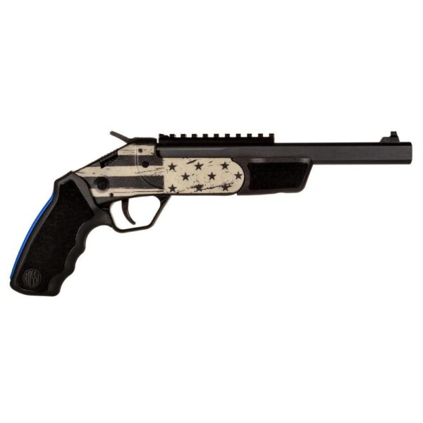 Rossi Brawler US Flag Handgun 45 Colt/410 ga 1rd Capacity 9" Barrel Black Finish - Precision Shot Firearms
