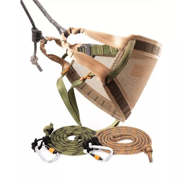 Tethrd Phantom Saddle Kit Two 11mm Ropes and Caribiners Regular Size - Precision Shot Firearms