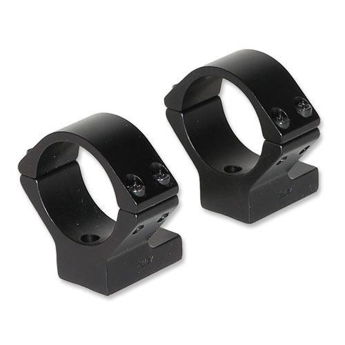 Talley Lightweight Alloy Scope Mounts - Black Anodized - 30mm - Low Knight MK 85 Tikka T3 & Tikka Master - Precision Shot Firearms