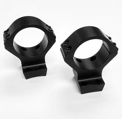 Talley Lightweight Alloy Scope Mount Combo Browning X-Bolt 30mm Low - Black Anodized - Precision Shot Firearms