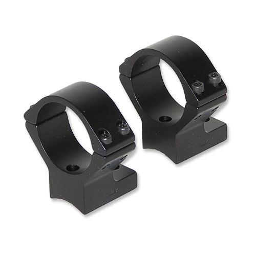 Talley Lightweight Alloy Scope Mounts - Black Anodized - 30mm - Medium Thompson Center Venture Stevens 200 Stiller Predator Ruger American (SA) S - Precision Shot Firearms