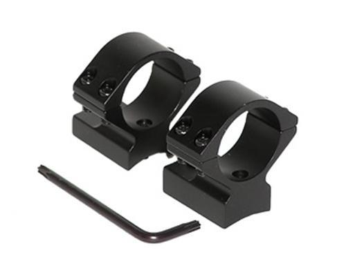 Talley Lightweight Alloy Scope Mount Combo - Black Anodized - 1" - Low Winchester 70 STD & Short - Precision Shot Firearms