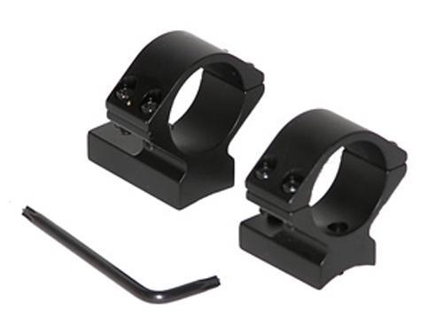 Talley Lightweight Alloy Scope Mounts - Black Anodized - 1" - Low Weatherby Accumark - Magnum - Mark V (9 LUG) - Precision Shot Firearms