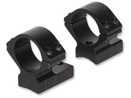 Talley Lightweight Alloy Scope Mounts - Black Anodized - 1" - Low Weatherby Vanguard - Precision Shot Firearms