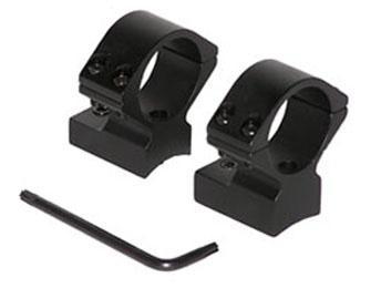 Talley Lightweight Alloy Scope Mounts - Black Anodized - 1" - Medium Winchester 70 (.860) Std. Cal. & Short Mag. - Precision Shot Firearms