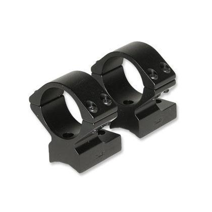 Talley Lightweight Alloy Scope Mounts - Black Anodized 1" - Medium Savage w/Accutrigger Stevens 200 Stiller Predator Thompson Center Venture Rug - Precision Shot Firearms