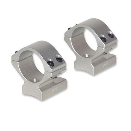 Talley Lightweight Alloy Mount Combo - Silver 1" - Low Savage w/ Accutrigger Stevens 200 Stiller Predator - Precision Shot Firearms