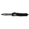 Templar Knife Large Come And Take It AR OTF Knife 3-1/2" Serrated Dagger Black - Precision Shot Firearms