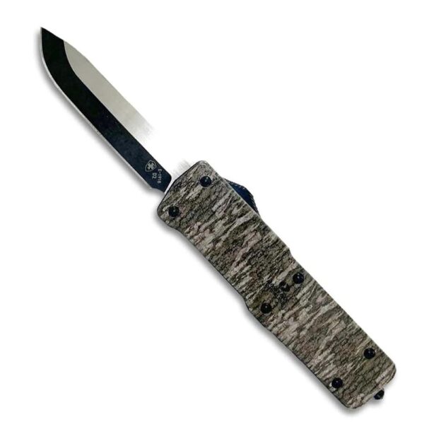 Templar Knife Premium Large Knife 3-1/2" D2 Drop Point Blade Mossy Oak Bottomland - Precision Shot Firearms