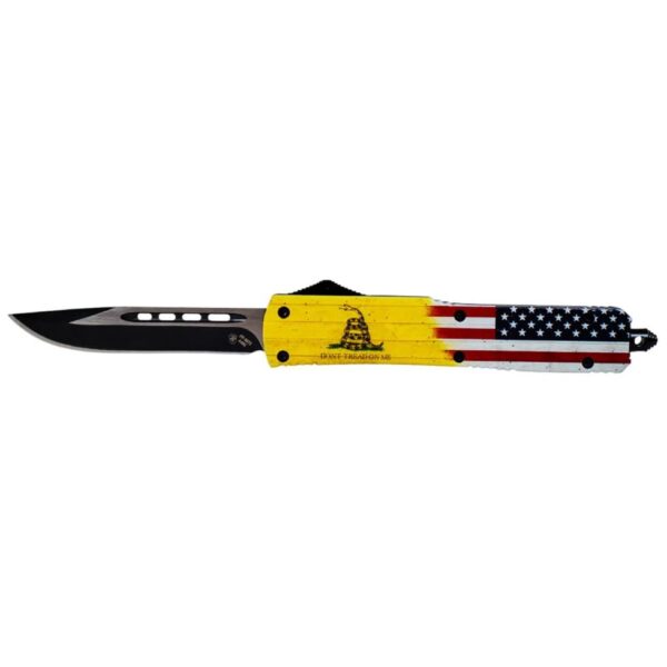 Templar Knife Slim Knife 3-1/2" Drop Point Blade Don't Tread on Me US Flag - Precision Shot Firearms