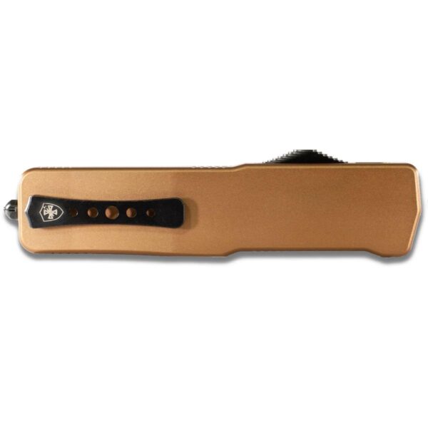Templar Knives Premium Lightweight Anodized Bronze Small Automatic Knife 3" Drop Point Blade Bronze - Precision Shot Firearms