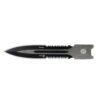 Templar Knife Small Black Rubber Knife 2-3/4" OTF Dagger Blade Semi Serrated Black - Precision Shot Firearms