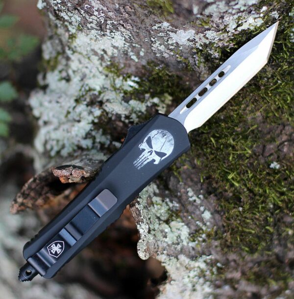 Templar Knife Small Fallen OTF Knife 2-3/4" Tanto Blade Black - Precision Shot Firearms