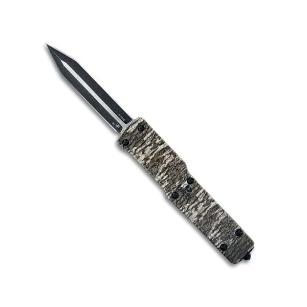 Templar Knife Premium Weighted Small Knife 3-1/8" D2 Dagger Blade Mossy Oak Bottomland - Precision Shot Firearms