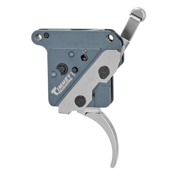 Timney Trigger for Remington 700 Nickel Plated Curved RH Silver - Precision Shot Firearms