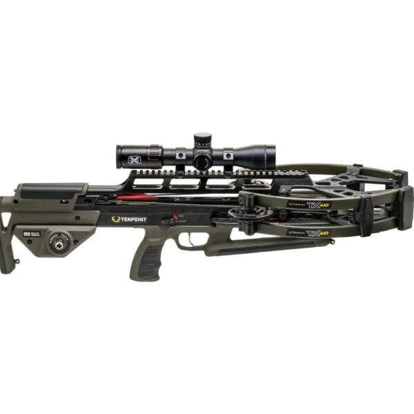 TenPoint TX 440 ACUslide MAXX EVO-X Elite Black Scope Moss Green - Precision Shot Firearms