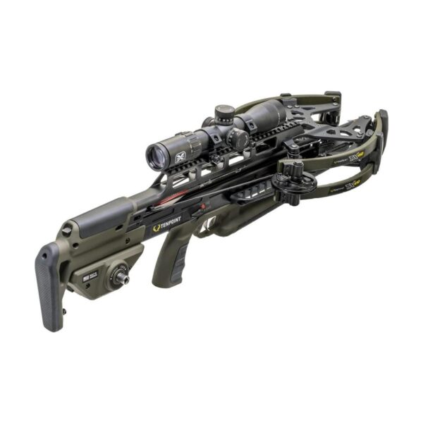 TenPoint TX 440 ACUslide MAXX EVO-X Elite Black Scope Moss Green - Precision Shot Firearms