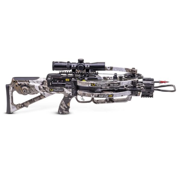 TenPoint Siege 425 Reverse Draw Crossbow ACUslide RangeMaster 100 Scope Vektra - Precision Shot Firearms