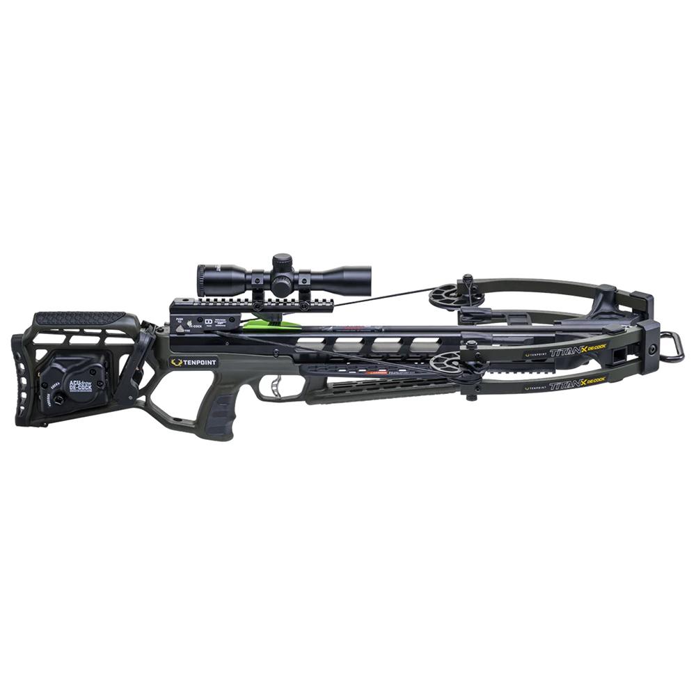 Ten Point Titan X Decock ACUdraw De-Cock Pro-View 400 Scope Moss Green - Precision Shot Firearms
