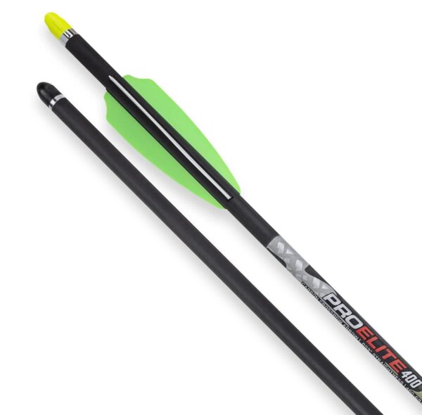 Tenpoint Pro Elite 400 Carbon Arrows 20" w/ Alpha-Nock HP .003" 36/pk - Precision Shot Firearms