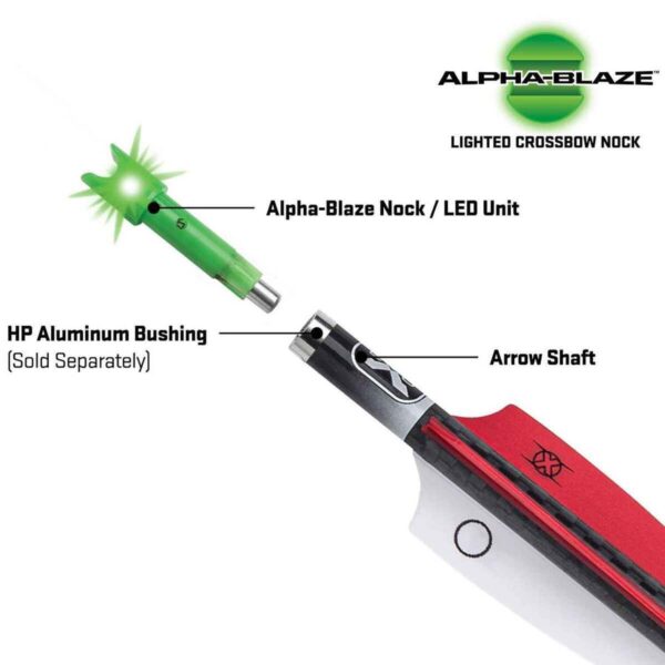 Tenpoint Pro Elite 400 Alpha-Blaze Carbon Arrows 20" / .003" / 36-pk - Precision Shot Firearms
