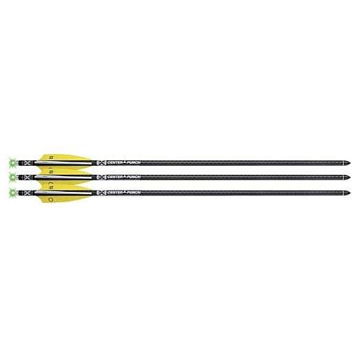 TenPoint EVO-X CenterPunch Lighted Alpha-Blaze Carbon Arrows 20" 3 Pack - Precision Shot Firearms