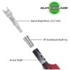 TenPoint EVO-X CenterPunch Lighted Alpha-Blaze Carbon Arrows 16" 3 Pack - Precision Shot Firearms