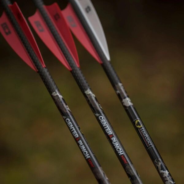 Tenpoint CenterPunch HPX Carbon Arrows 20'' w/ Alpha-Nock HPX .001'' - Precision Shot Firearms