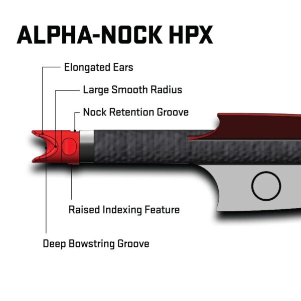 Tenpoint CenterPunch HPX Carbon Arrows 20'' w/ Alpha-Nock HPX .001'' - Precision Shot Firearms