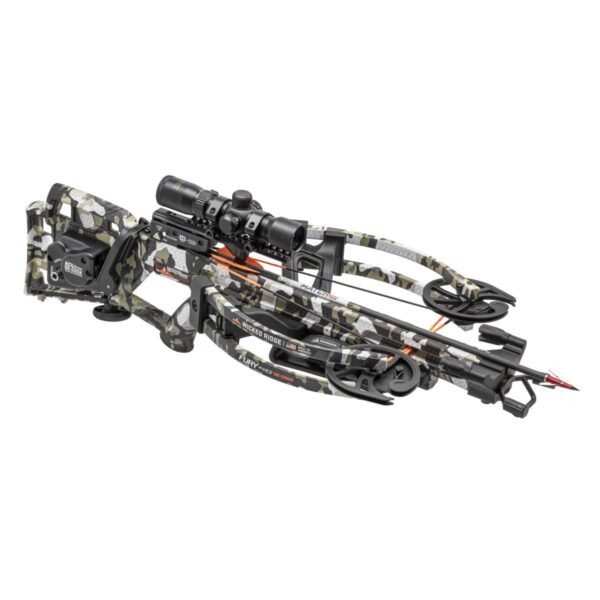 Wicked Ridge Fury 410 De-Cock Crossbow ACUdraw RangeMaster Pro Scope Camo - Precision Shot Firearms