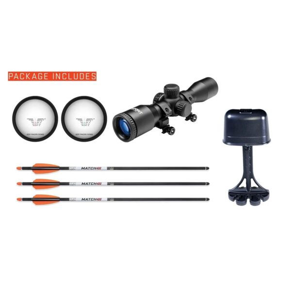 Wicked Ridge RDX 410 Reverse-Draw Crossbow ACUdraw Silent Pro-View 400 Scope Peak XT - Precision Shot Firearms
