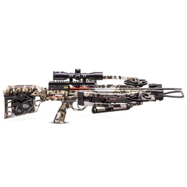 Wicked Ridge RDX 410 Reverse-Draw Crossbow ACUdraw Silent Pro-View 400 Scope Peak XT - Precision Shot Firearms